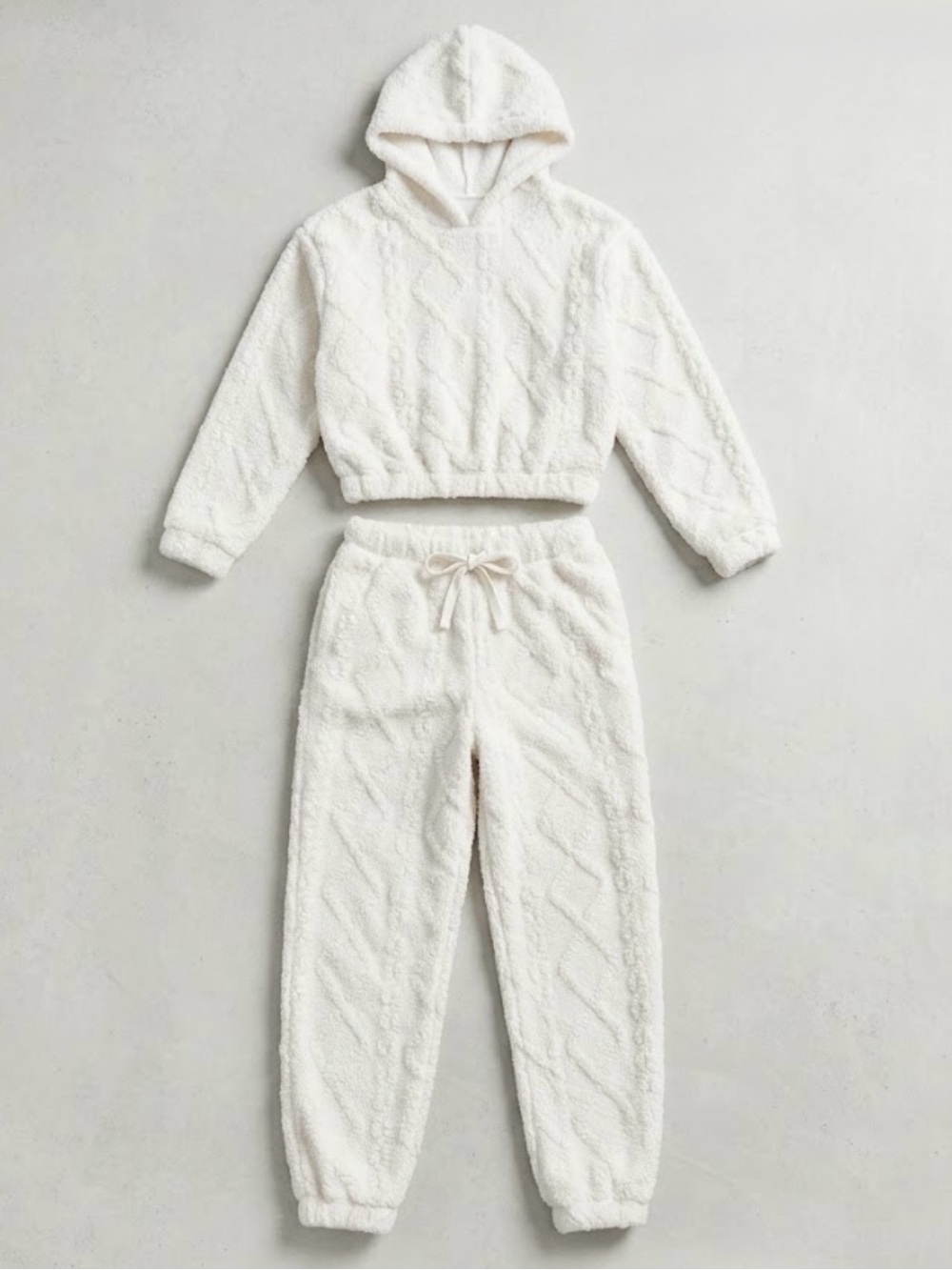 No Boundaries Women's XS Sherpa Lounge Set - Like New